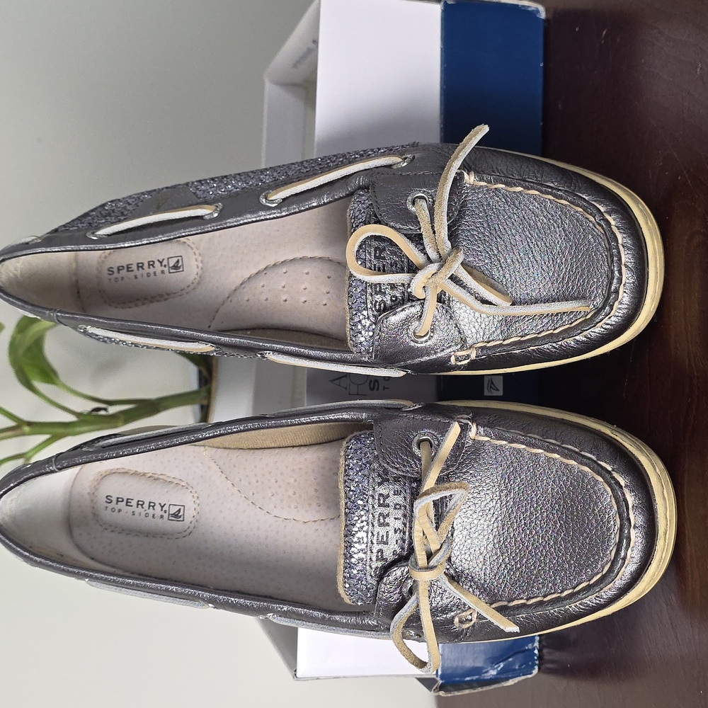 Sperry Top-Sider Silver Loafers